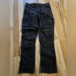 Wear First Black Cargo Pants with Sturdy Fabric and Belt Loops Men’s 18 (30*30)